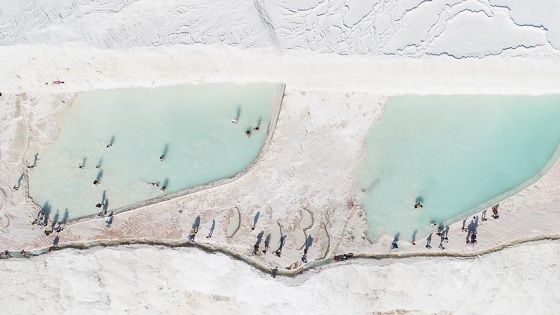 Pamukkale'de turist sayısı yüzde 46 arttı