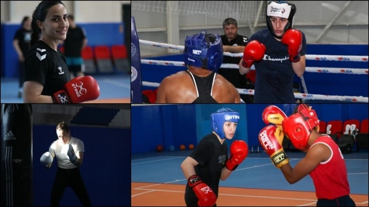 Paris Olimpiyatları'na 6 sıkletin 5'inde kota alan kadın boksörler iddialı hazırlanıyor