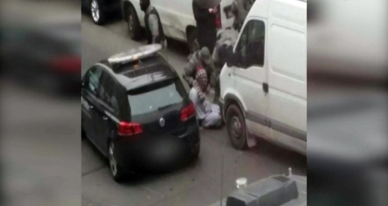 Paris saldırganının ele geçirilme görüntüleri yayınlandı
