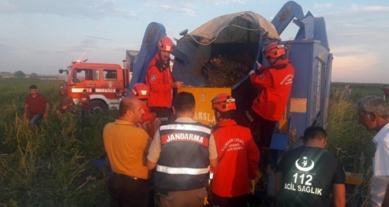 Patoz makinesinin içine düşen işçi hayatını kaybetti