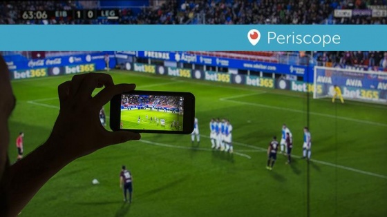 Periscope'a maç yayını engeli kararı