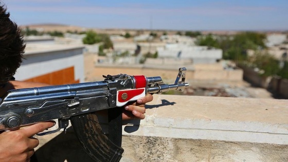 PKK'lı teröristlerden jandarma karakoluna taciz ateşi