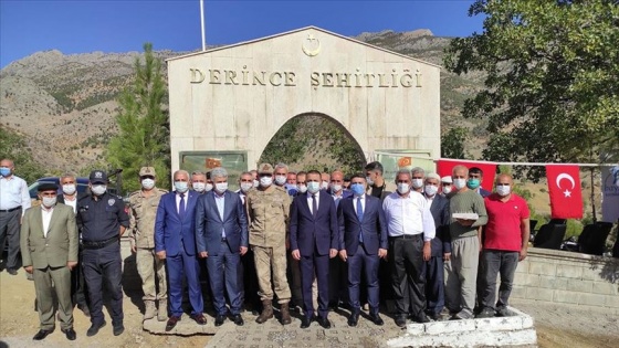 PKK'lı teröristlerin Derince köyünde katlettiği 22 kişi törenle anıldı