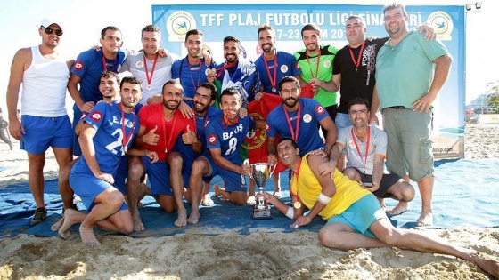 Plaj futbolunda şampiyon Seferihisar Cittaslow