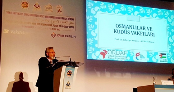 Prof. Dr. Zekeriya Kurşun, “Kudüs köylerinin hepsi vakıf toprağıdır”