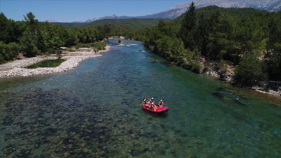 Rafting heyecanına &#039;sosyal mesafe&#039; düzenlemesi