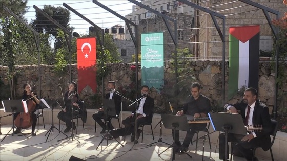 Ramallah'ta Türkiye-Filistin dostluk konseri düzenlendi