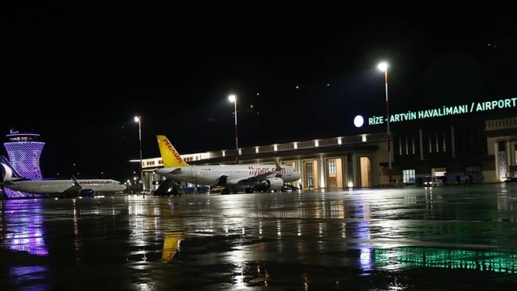 Rize-Artvin Havalimanı'nı ocak ayında 85 bini aşkın yolcu kullandı