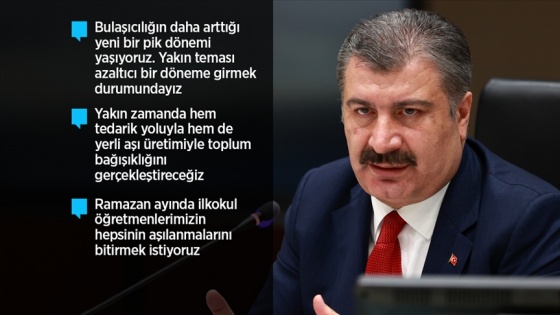 Sağlık Bakanı Koca: Kabine Toplantısı'nda kapsayıcı, alternatifli önerileri sunacağız