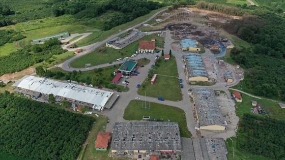 Sakarya'da havai fişek fabrikası bölgesindeki çalışmalar tamamlandı