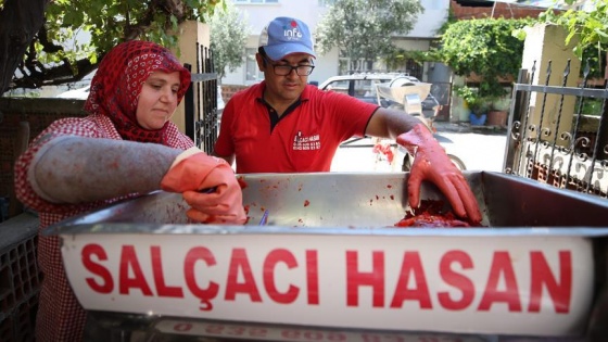 Salça yapımının 'Hız'lı çifti