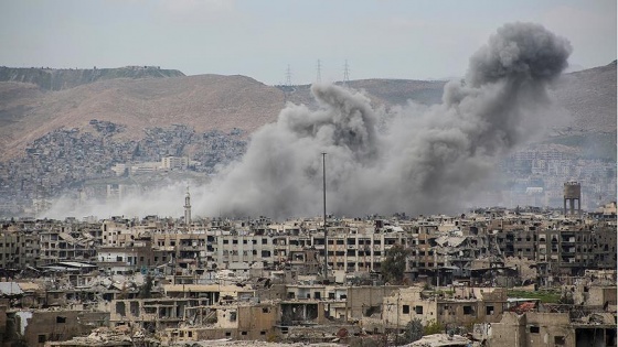 Şam'da hava saldırıları: 6 ölü, 25 yaralı