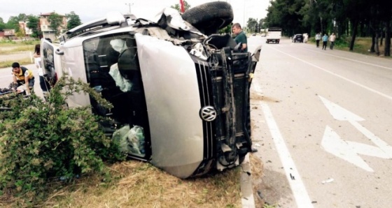 Samsun'da trafik kazası: 6 yaralı