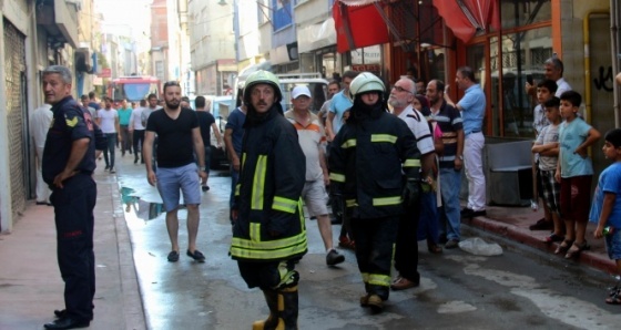 Samsun’da yangın paniği