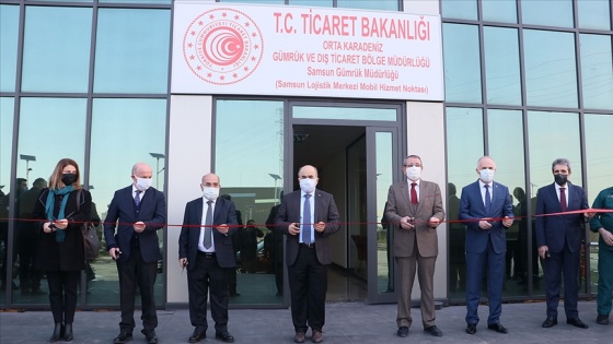 Samsun Lojistik Merkezinin Mobil Gümrük Noktası hizmete açıldı