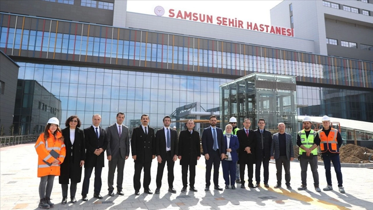 Samsun Şehir Hastanesi'nin inşaatı yüzde 100'e yaklaştı