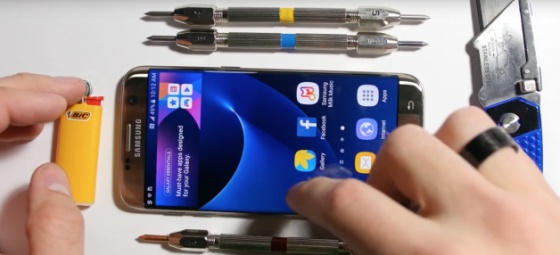 Samsung Galaxy S7 Edge sağlamlık testini böyle geçti