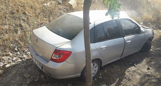 Şanlıurfa’da otomobil şarampole yuvarlandı: 1 yaralı