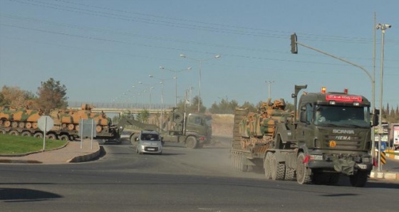 Şanlıurfa’dan sınıra askeri sevkıyat