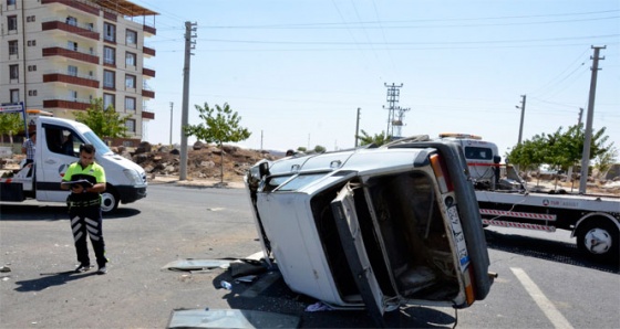 Şanlıurfa Siverek'te trafik kazası: 5 yaralı