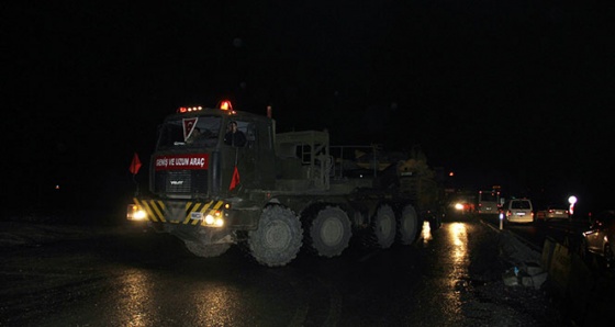 Tank ve ZPT&#039;ler Şanlıurfa&#039;ya ulaştı.