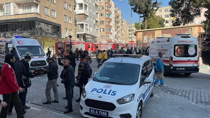 Şanlıurfa'da bir binada doğal gaz nedeniyle patlama oldu