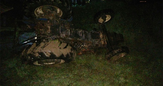 Saruhanlı'da traktör kazası: 1 ölü!