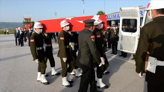 Şehit Anayurt'un cenazesi Tokat'a getirildi