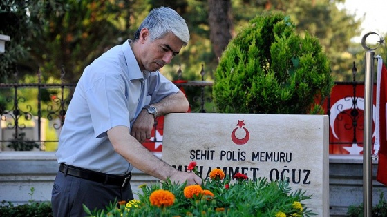 Şehit güvenlik korucusu Yılmaz için tören düzenlendi