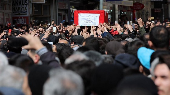 Şehit Jandarma Uzman Çavuş Çetin son yolculuğuna uğurlandı