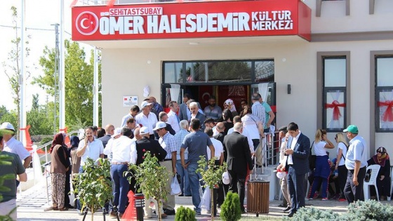 Şehit Ömer Halisdemir Kültür Merkezi açıldı