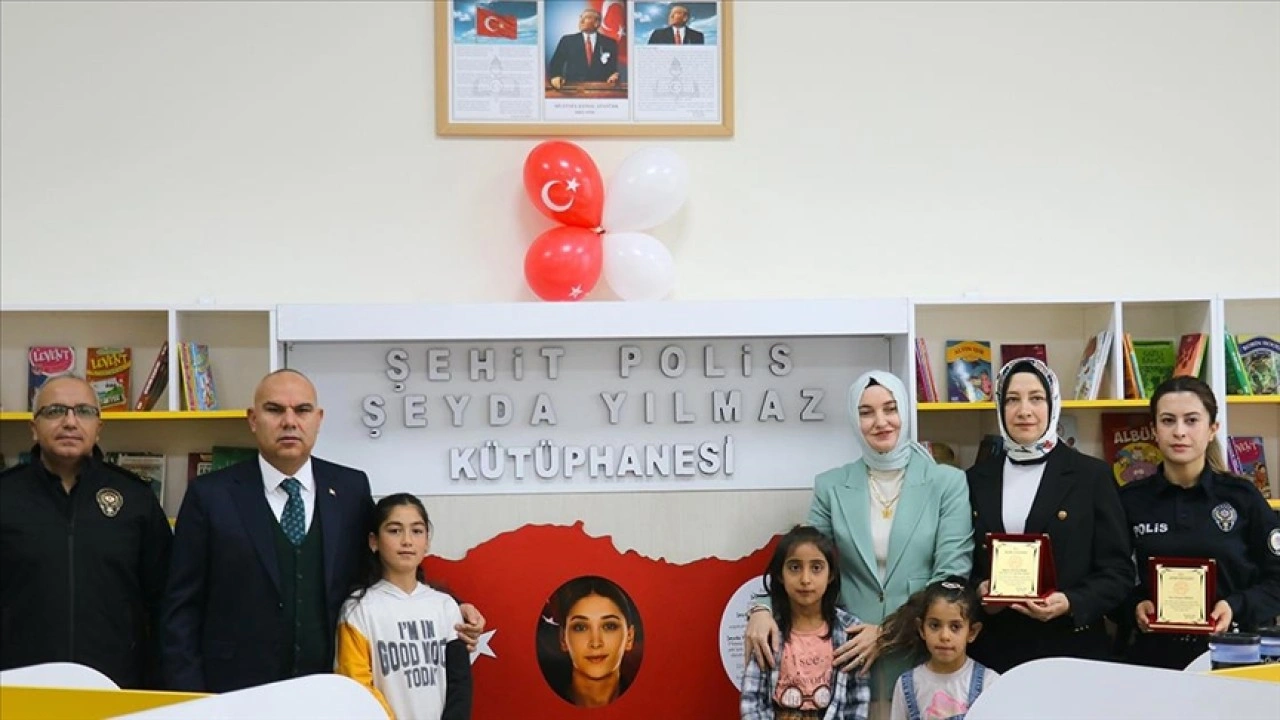 Şehit polis Şeyda Yılmaz'ın adı Ağrı'da meslektaşlarınca yapılan kütüphanede yaşatılacak