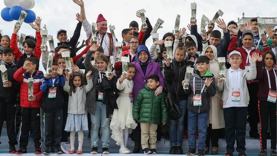 Semiha Yıldırım, 81 ilden çocuklarla bir araya geldi