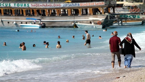 Sıcak hava sahilleri hareketlendirdi