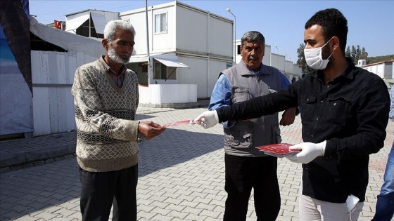 Sığınmacıların kaldığı geçici barınma merkezlerinde Kovid-19 tedbirleri