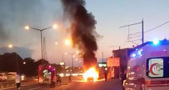 Silivri’de korku dolu anlar: Alevlerden son anda kurtuldular