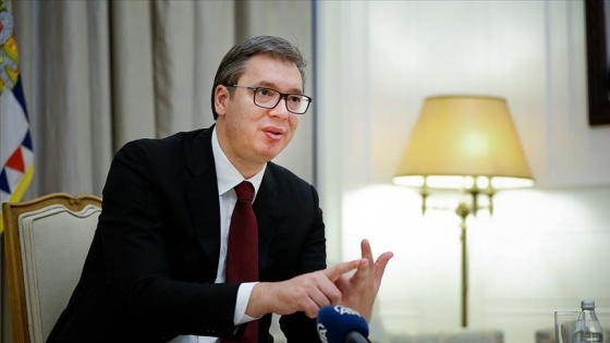 Sırbistan Cumhurbaşkanı Vucic AA'ya konuştu