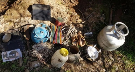 Şırnak’ta etkisiz hale getirilen teröristlere ait mühimmatlar ele geçirildi