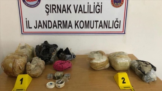 Şırnak'ta patlayıcı yapımında kullanılan malzeme bulundu