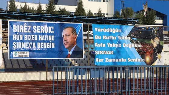 Şırnaklılar Cumhurbaşkanı Erdoğan'ı heyecanla bekliyor