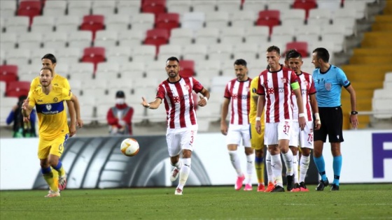 Sivasspor'un yüzü Avrupa'da gülmedi