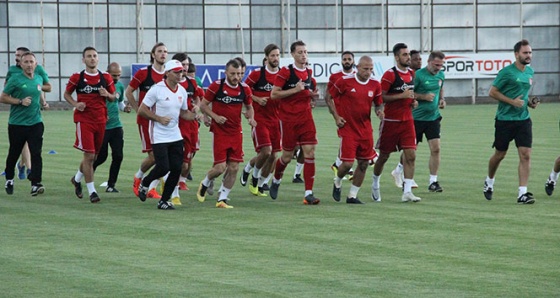 Sivasspor yeni sezon hazırlıklarını sürdürdü