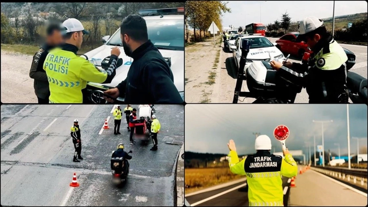 Son 2 ayda yapılan denetimlerde motosiklet sürücülerine 326 bin 472 işlem yapıldı