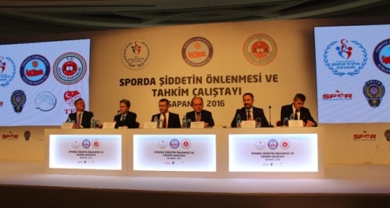 Sporda şiddetin önlenmesi ve tahkim çalıştayı