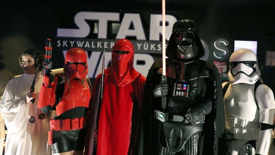 Star Wars hayranları 'Skywalker'ın Yükselişi'ni birlikte izledi