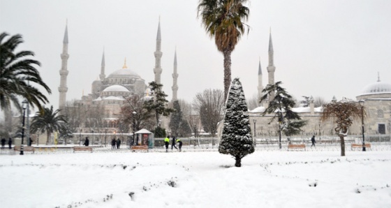 Sultanahmet&#039;te kartpostallık görüntüler