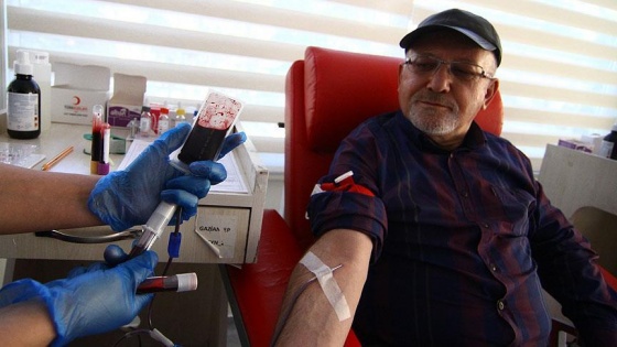 'Süper Gazi' kan bağışında Türkiye birinciliğini hedefliyor