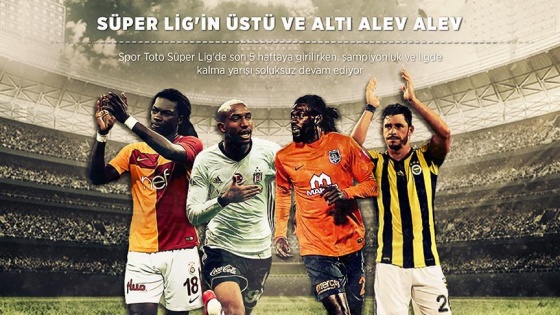 Süper Lig'in üstü de altı da alev alev