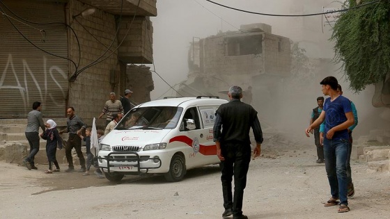 Suriye'de Doğu Guta'ya saldırılar sürüyor