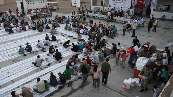 Suriye'de son iftar